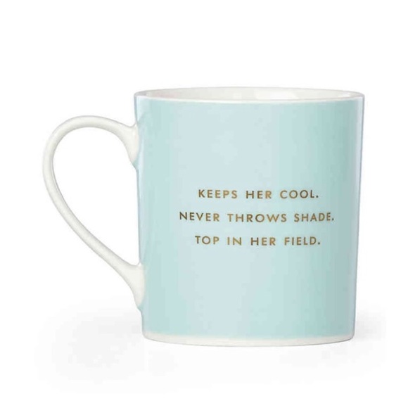 KATE SPADE Mysterious Fedora Hat & Shades Mug - Picture 2 of 3